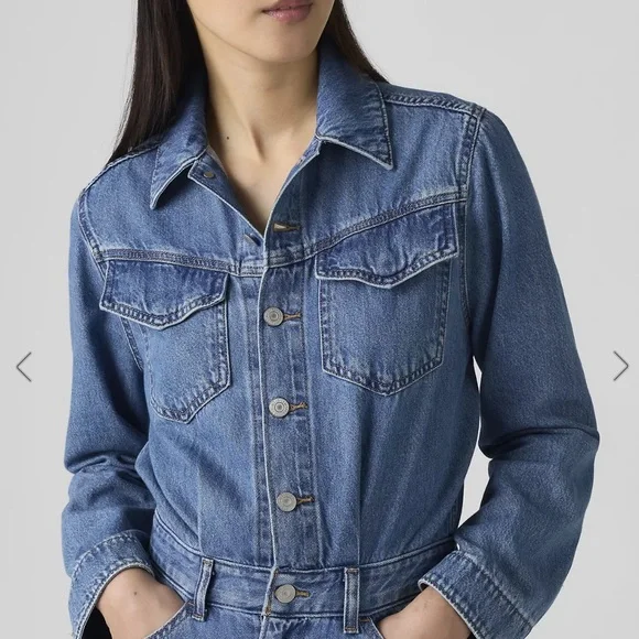 Levi's Women's Classic Blue Denim Overalls